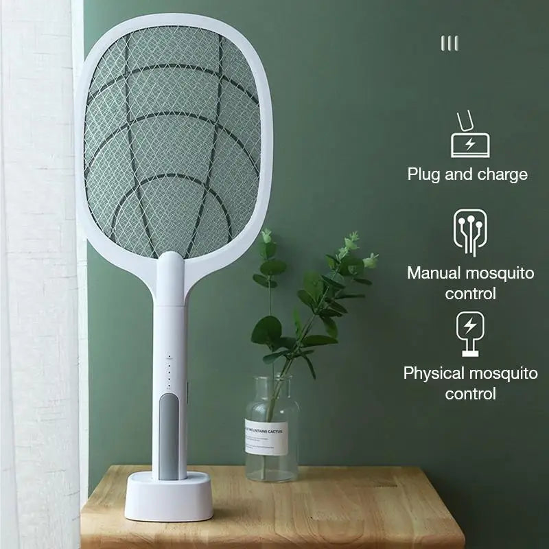 USB Electric Shock Mosquito Handheld Fly Swatter