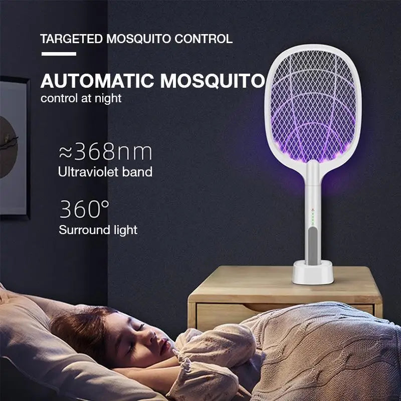 USB Electric Shock Mosquito Handheld Fly Swatter
