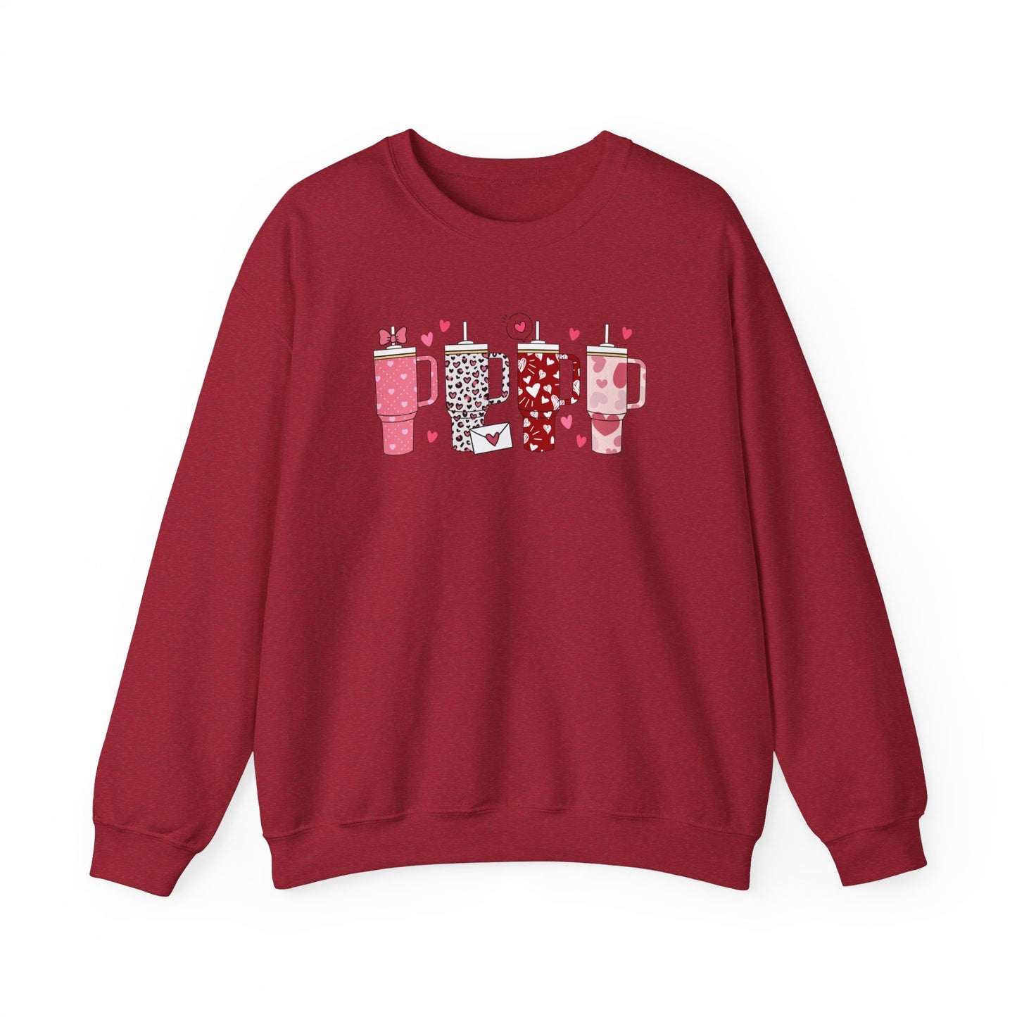 Valentine Tumbler Unisex Heavy Blend™ Crewneck Sweatshirt