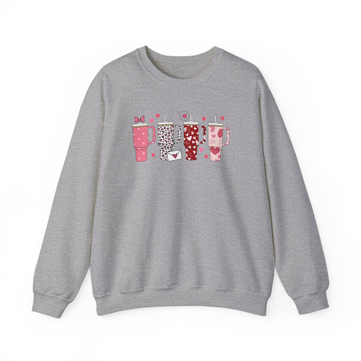 Valentine Tumbler Unisex Heavy Blend™ Crewneck Sweatshirt