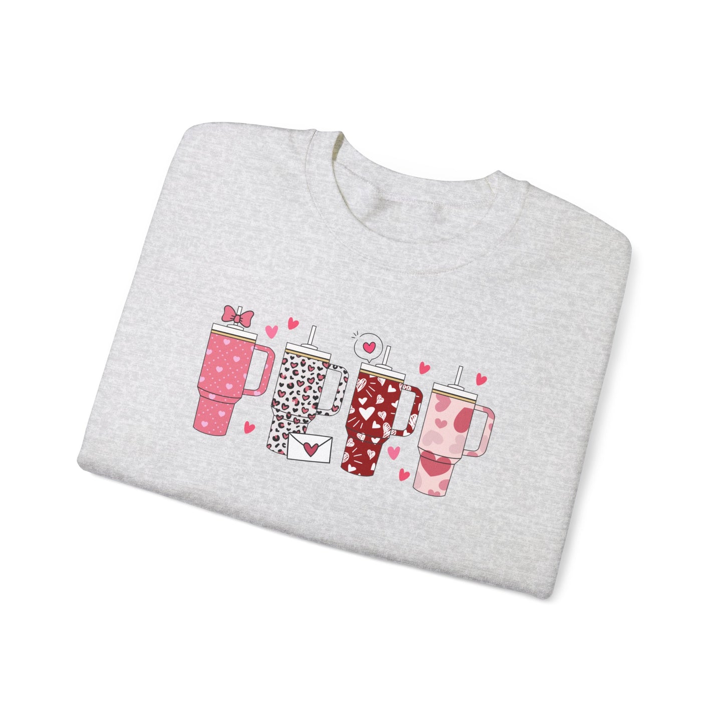 Valentine Tumbler Unisex Heavy Blend™ Crewneck Sweatshirt