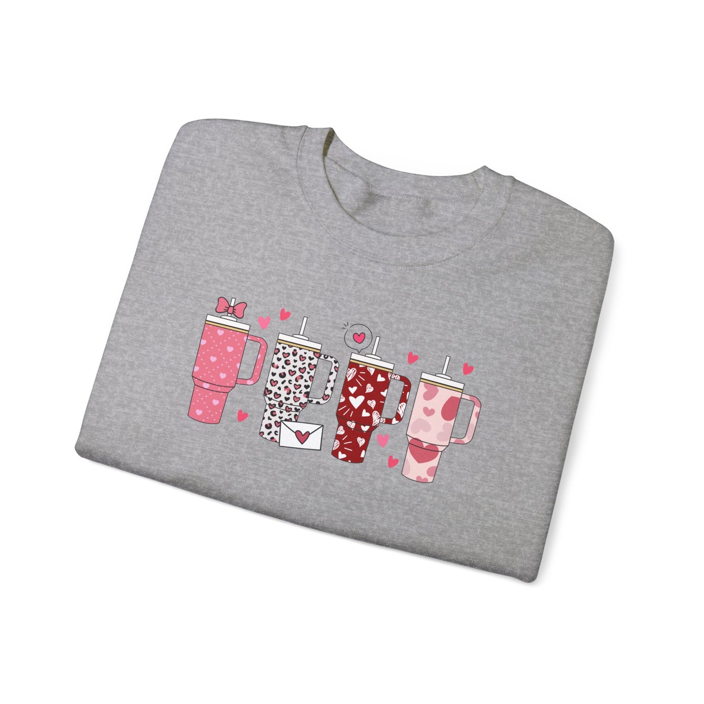 Valentine Tumbler Unisex Heavy Blend™ Crewneck Sweatshirt