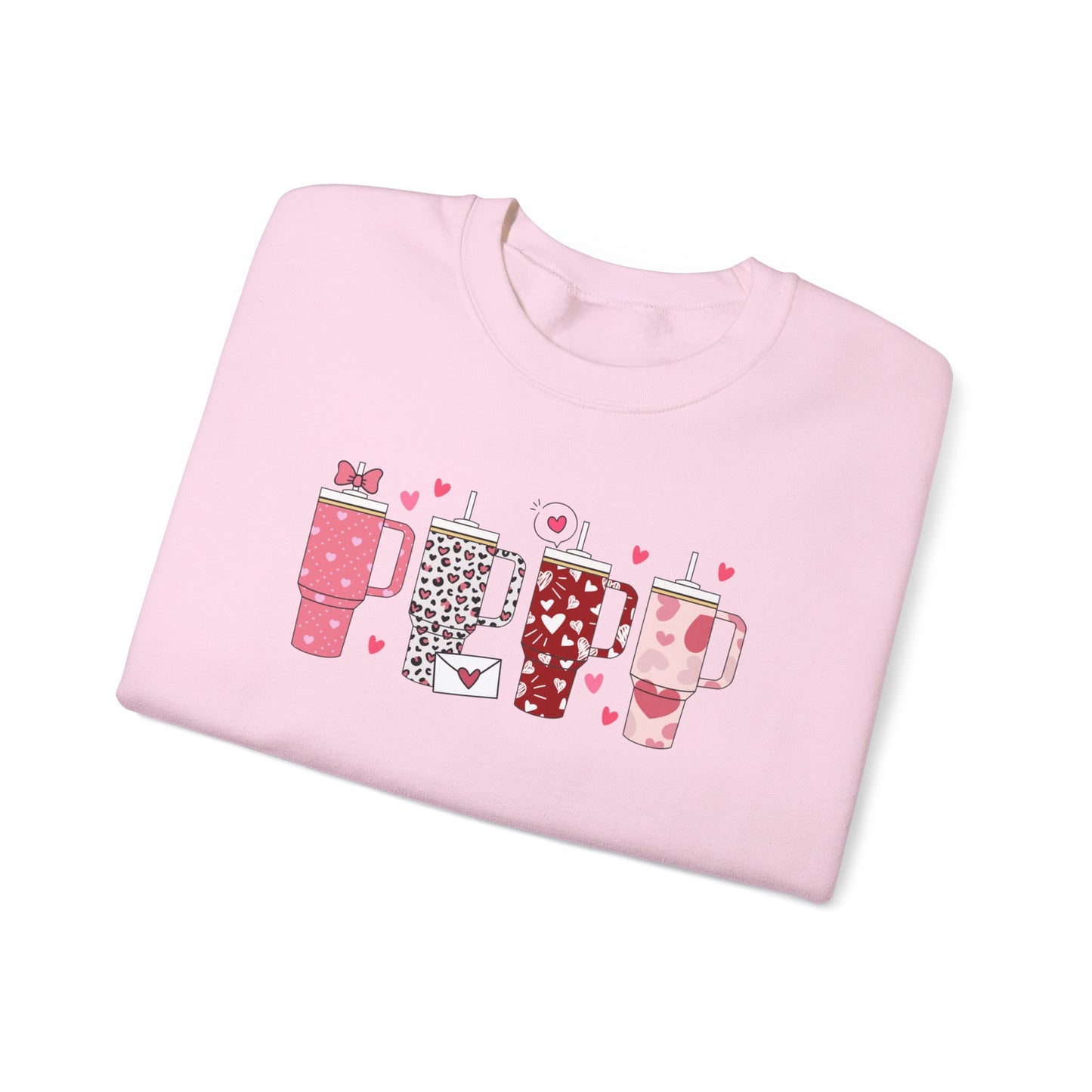 Valentine Tumbler Unisex Heavy Blend™ Crewneck Sweatshirt