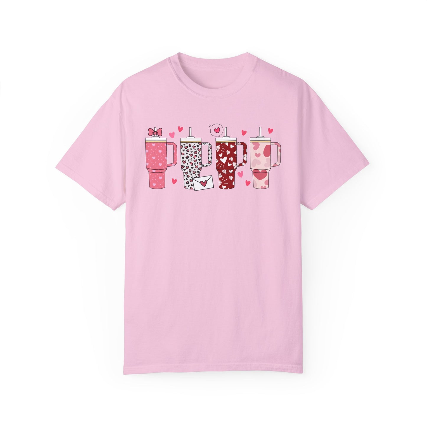 Valentines Tumbler Unisex Garment-Dyed T-shirt