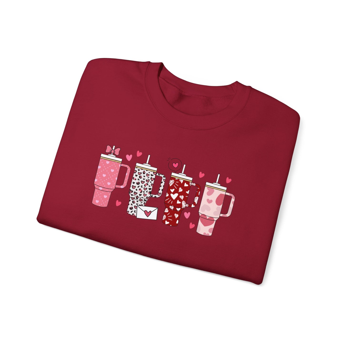 Valentine Tumbler Unisex Heavy Blend™ Crewneck Sweatshirt