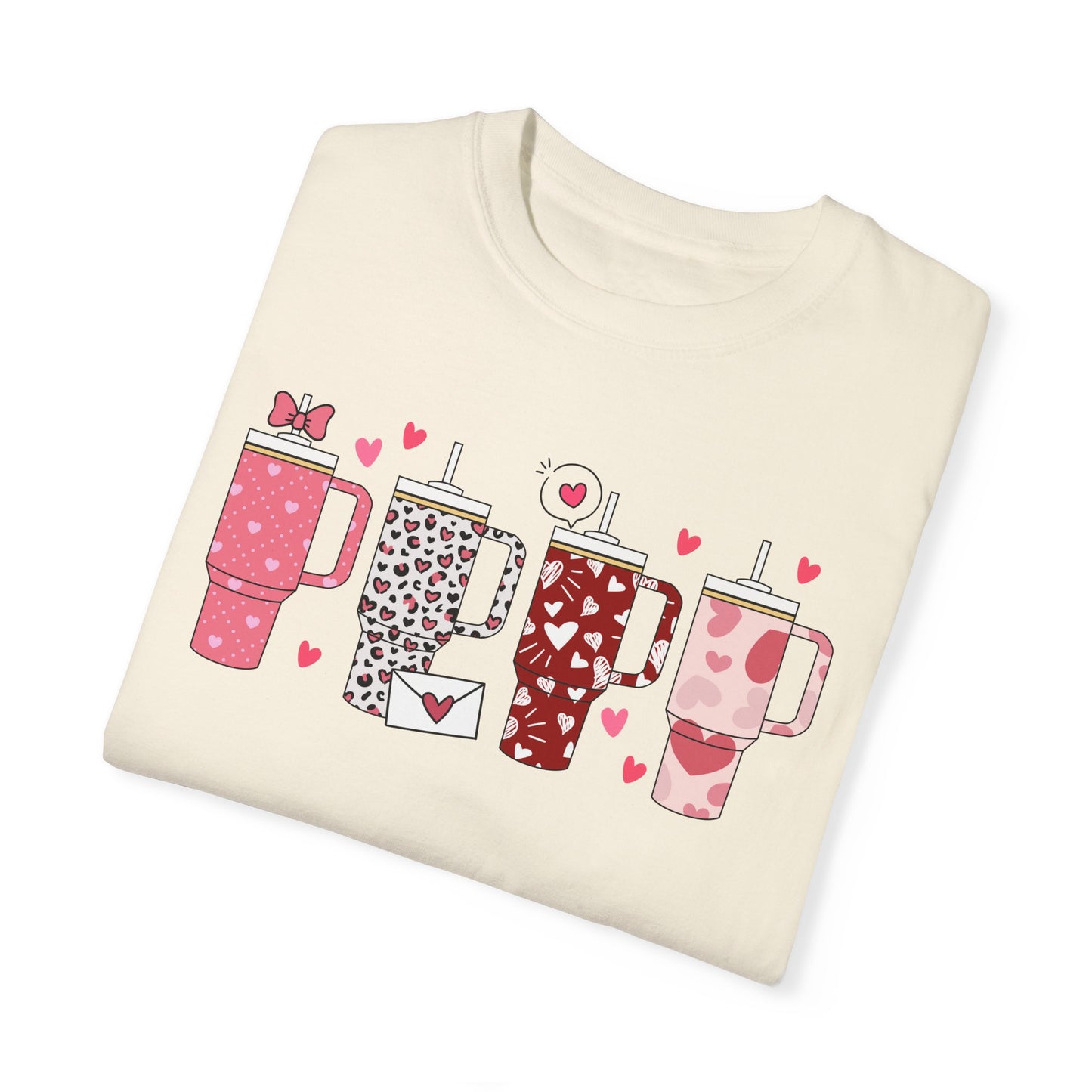 Valentines Tumbler Unisex Garment-Dyed T-shirt