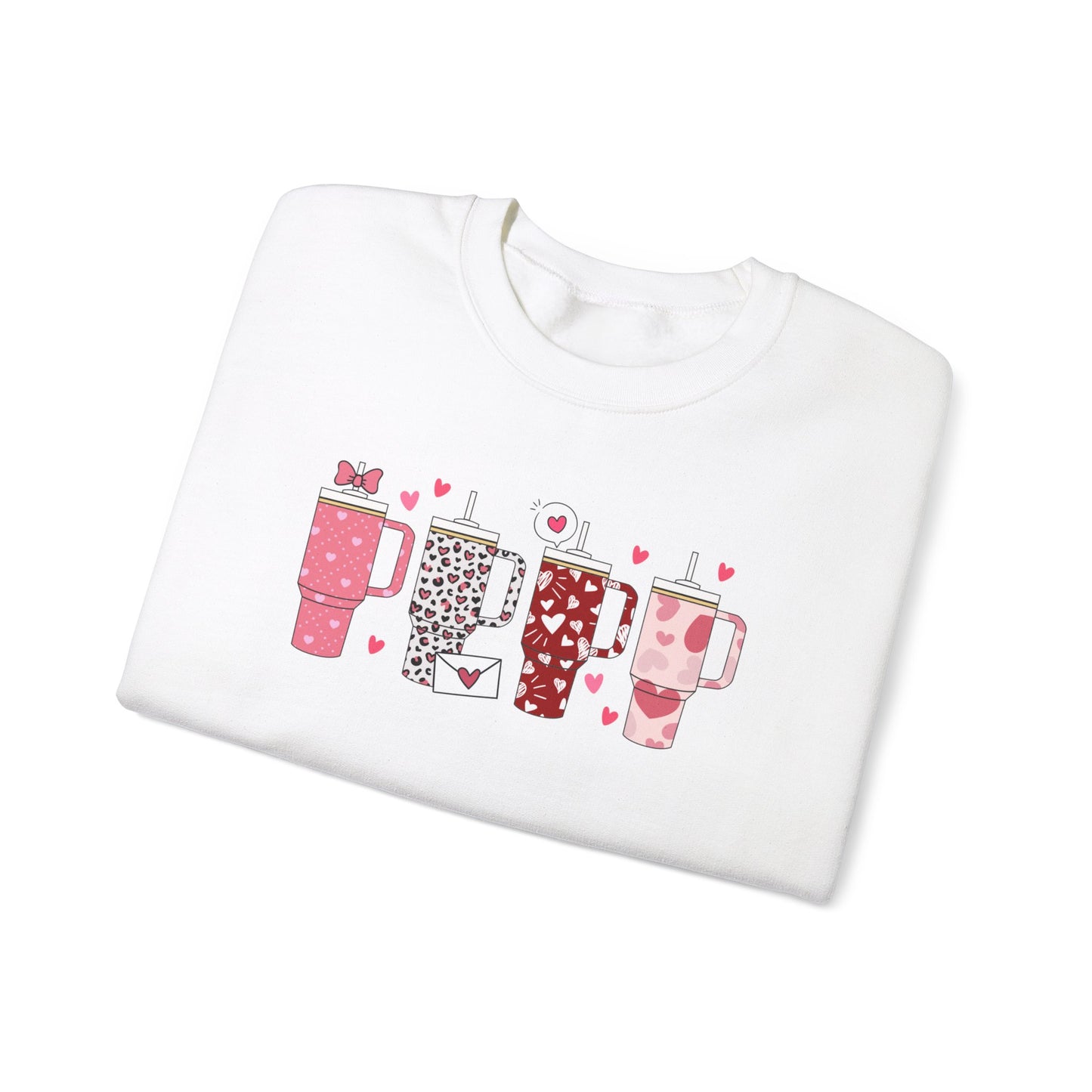 Valentine Tumbler Unisex Heavy Blend™ Crewneck Sweatshirt