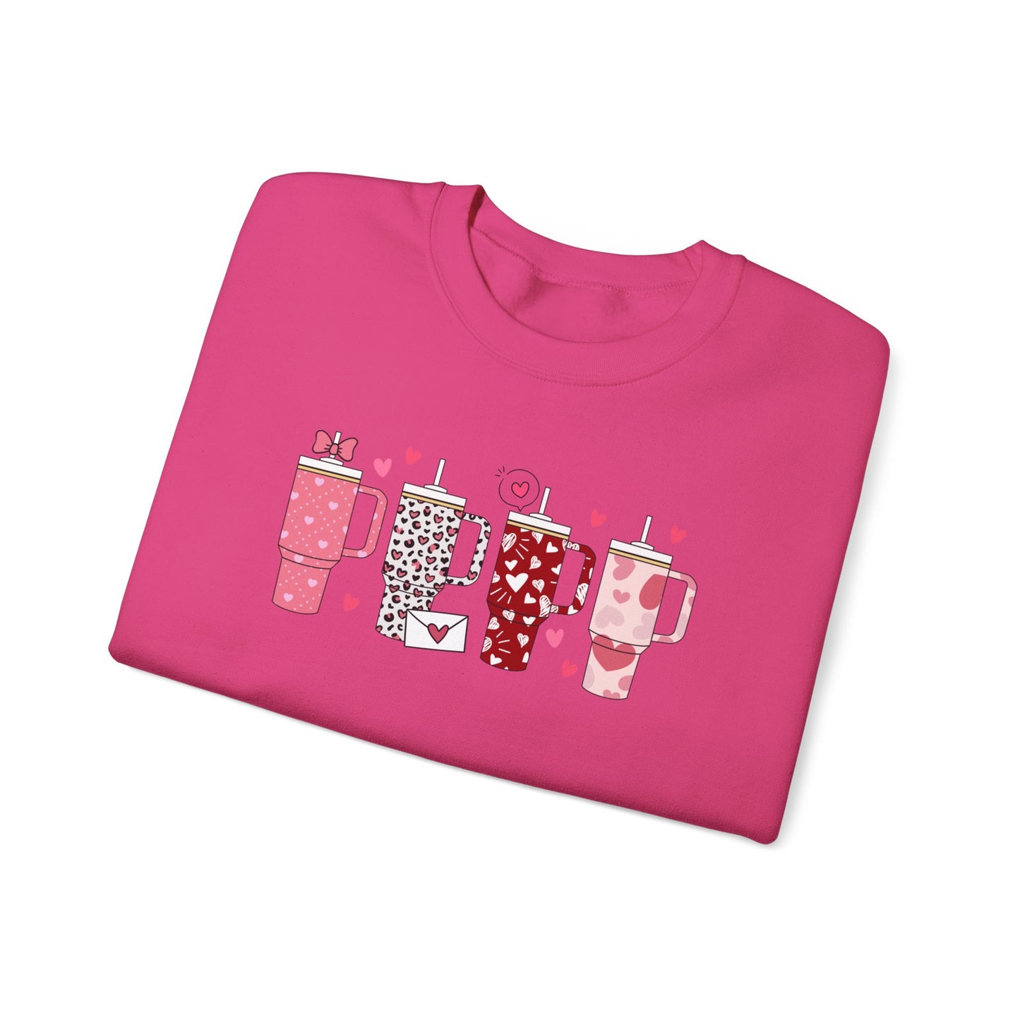 Valentine Tumbler Unisex Heavy Blend™ Crewneck Sweatshirt