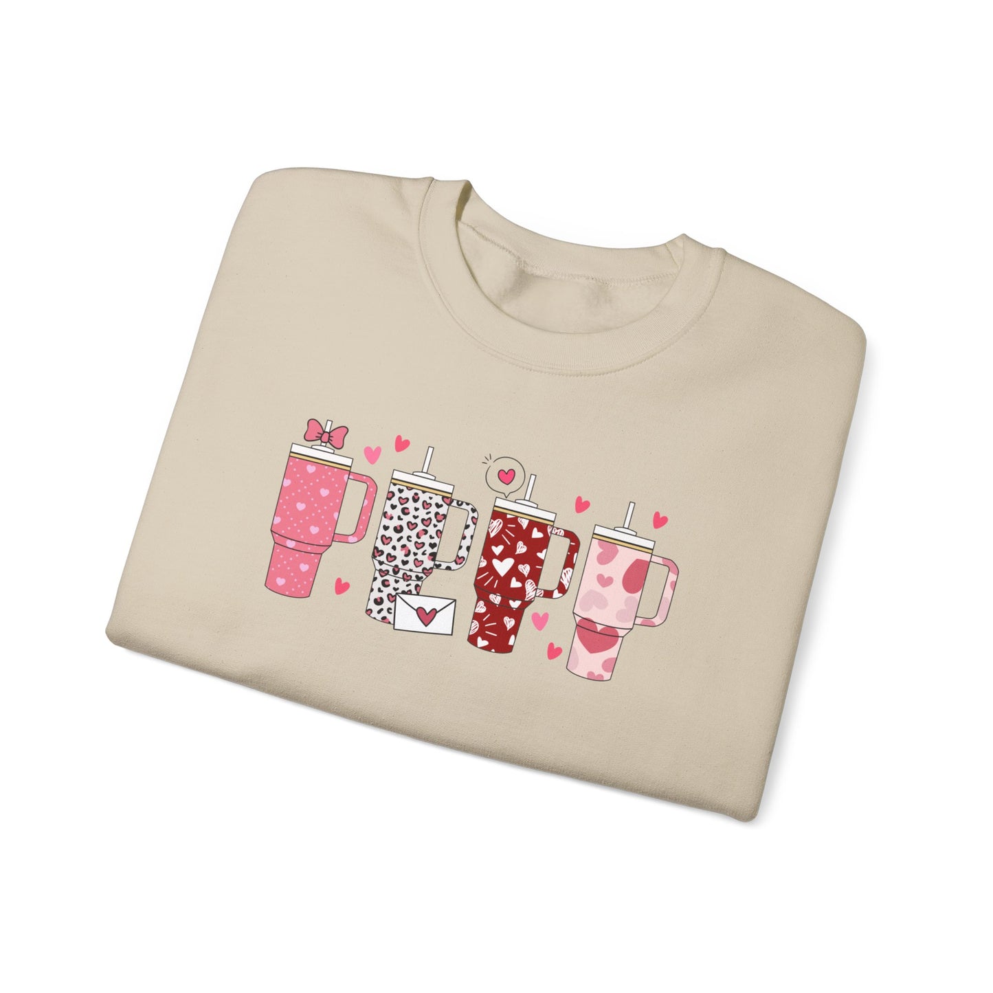 Valentine Tumbler Unisex Heavy Blend™ Crewneck Sweatshirt