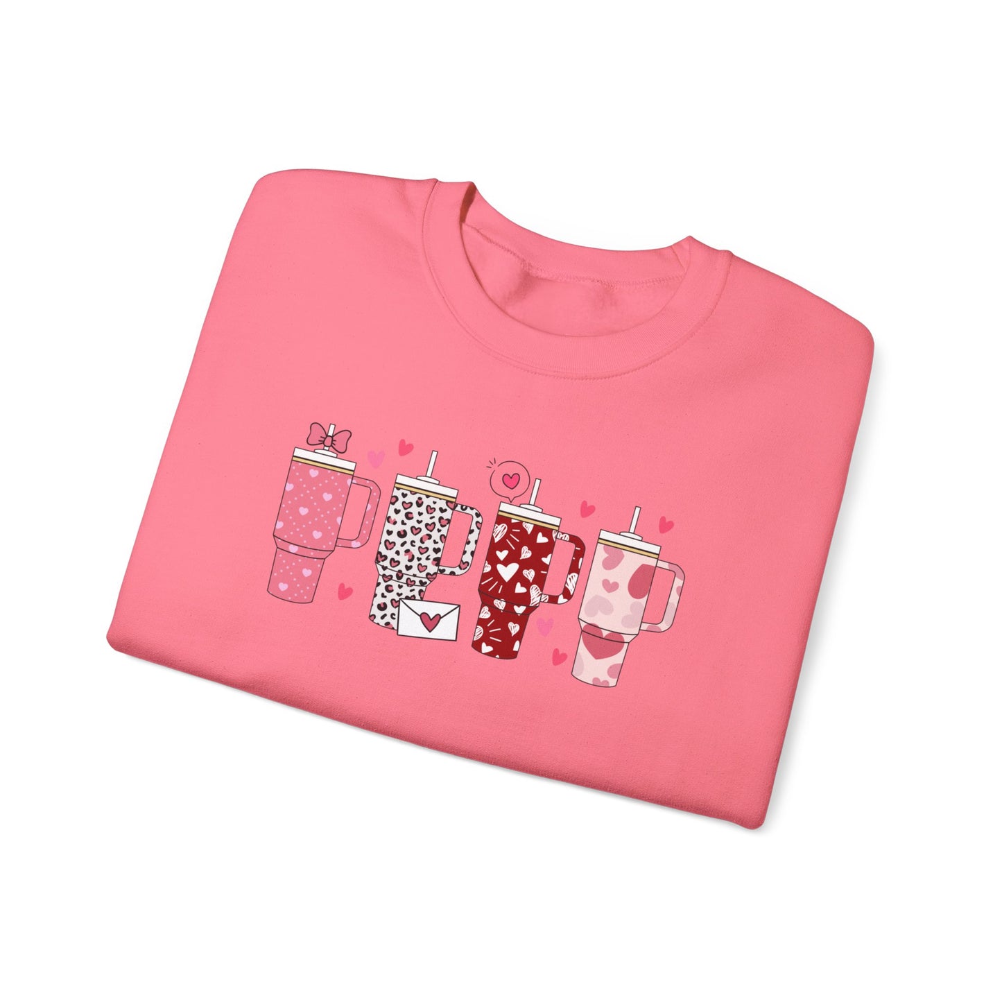 Valentine Tumbler Unisex Heavy Blend™ Crewneck Sweatshirt