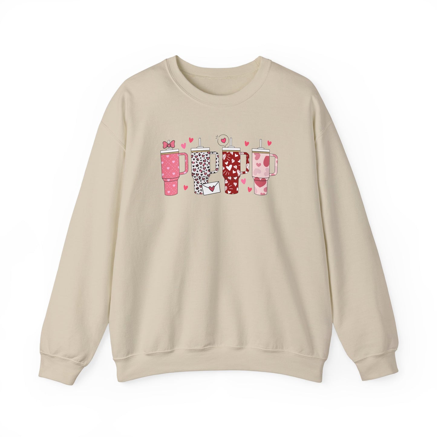 Valentine Tumbler Unisex Heavy Blend™ Crewneck Sweatshirt