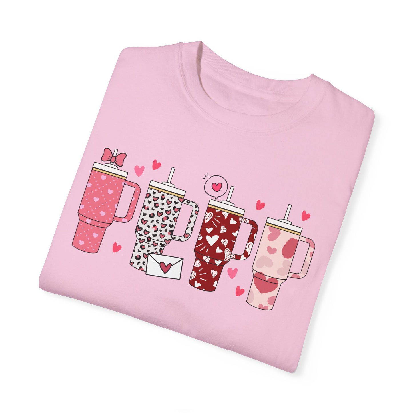 Valentines Tumbler Unisex Garment-Dyed T-shirt