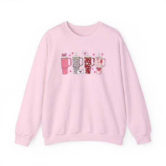 Valentine Tumbler Unisex Heavy Blend™ Crewneck Sweatshirt