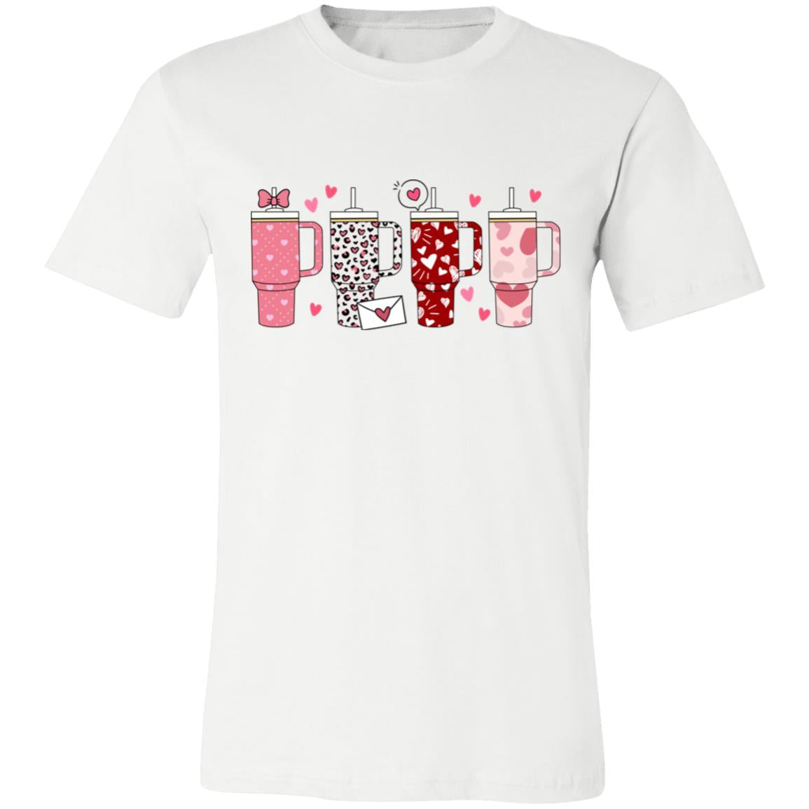 Valentines Coffee Tumbler 3001C Unisex Jersey Short-Sleeve T-Shirt